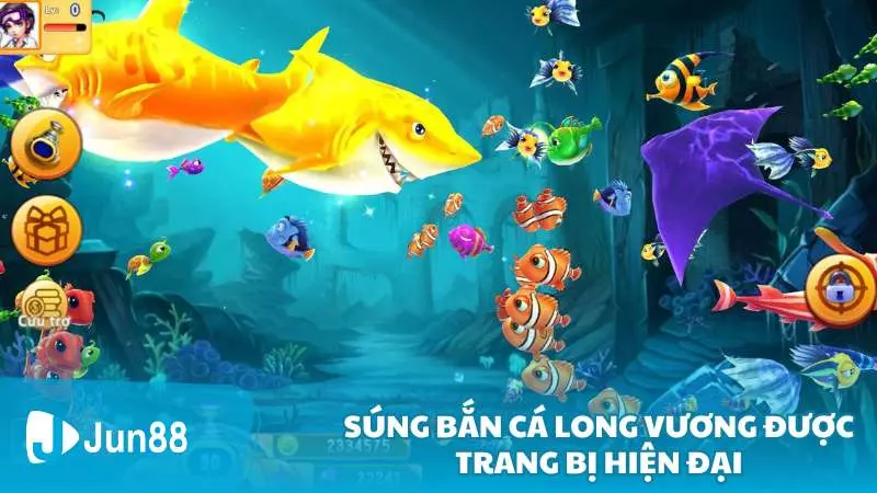 Súng bắn cá Long Vương được trang bị hiện đại